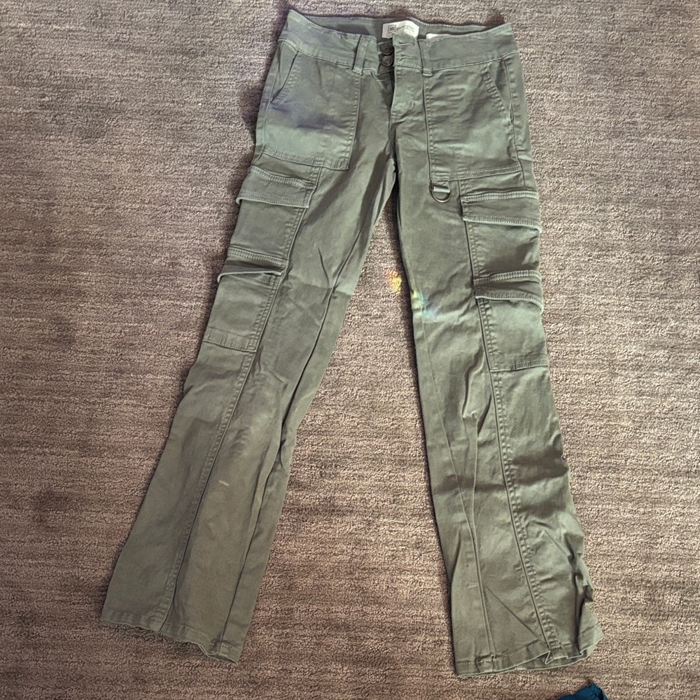 Women's Olive Cargo Pants